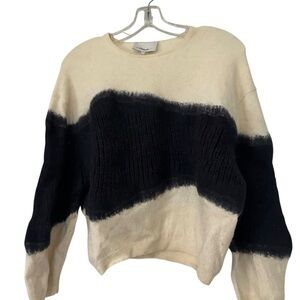 Philip Lim black and cream sweater